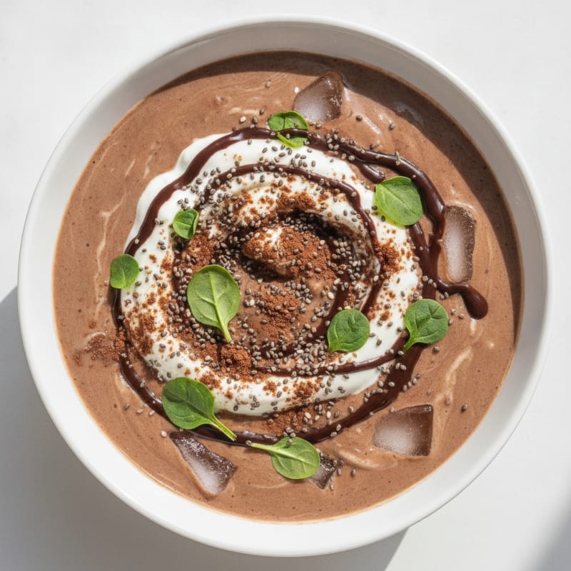 Chocolate Banana Protein Smoothie