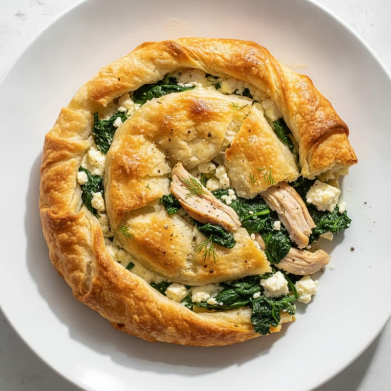 Spinach and Feta Phyllo Pie