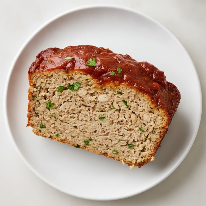 Savory Herb Turkey Meatloaf with Glaze