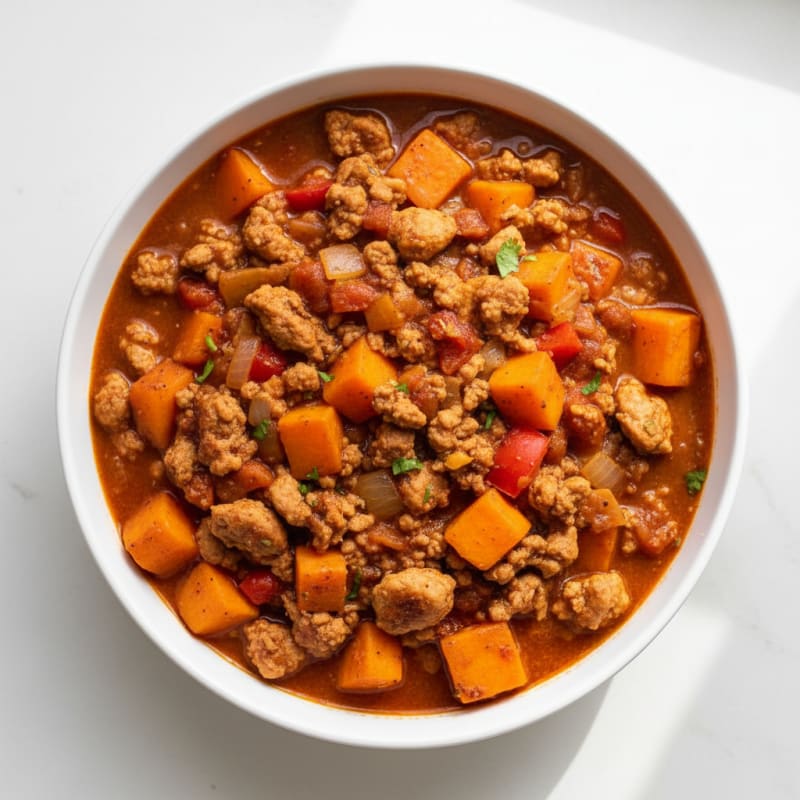 Sweet Potato and Turkey Chili
