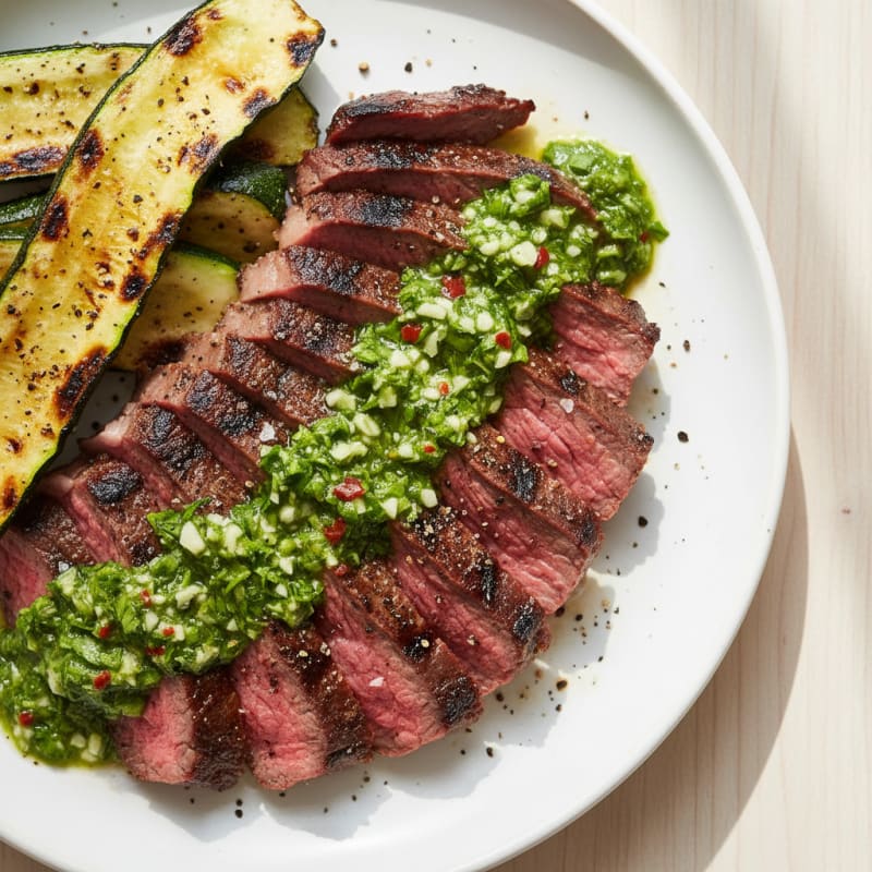 Smoky Grilled Tri-Tip with Zesty Chimichurri
