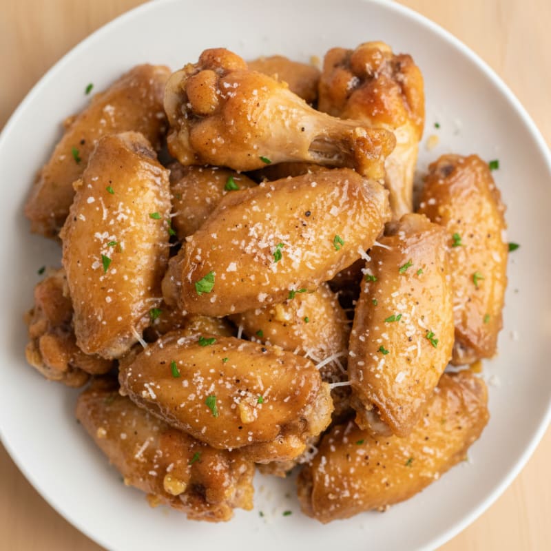 Honey-Garlic Parmesan Chicken Wings