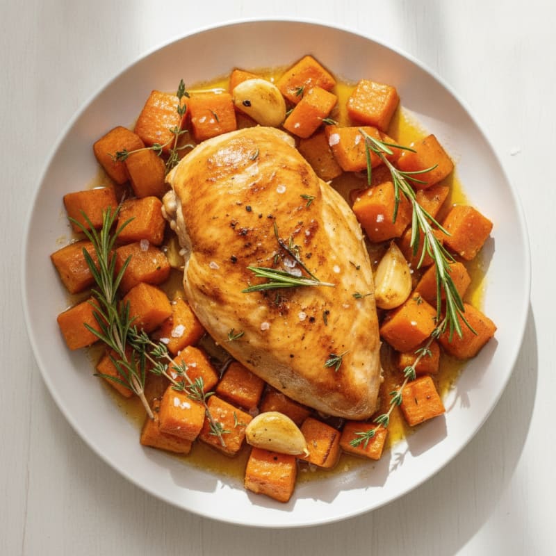 Herb-Roasted Chicken with Root Vegetables