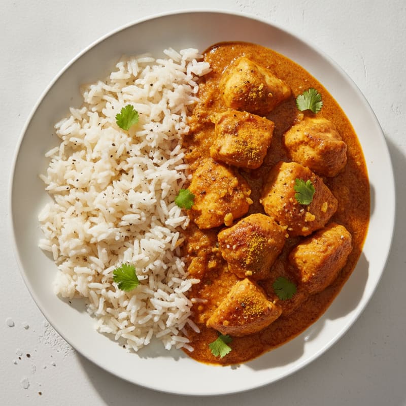 Spiced Butter Chicken with Basmati Rice