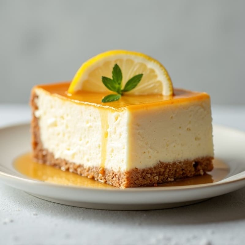 Creamy Greek Yogurt Protein Cheesecake