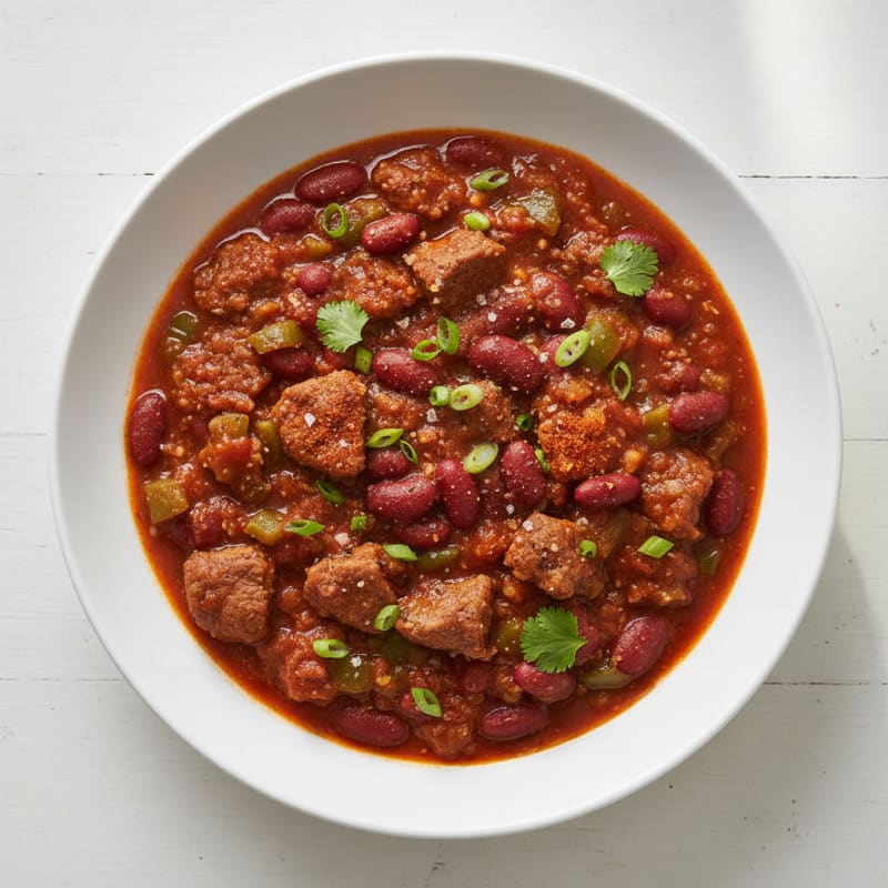 Smoky Slow-Cooked Beef Chili