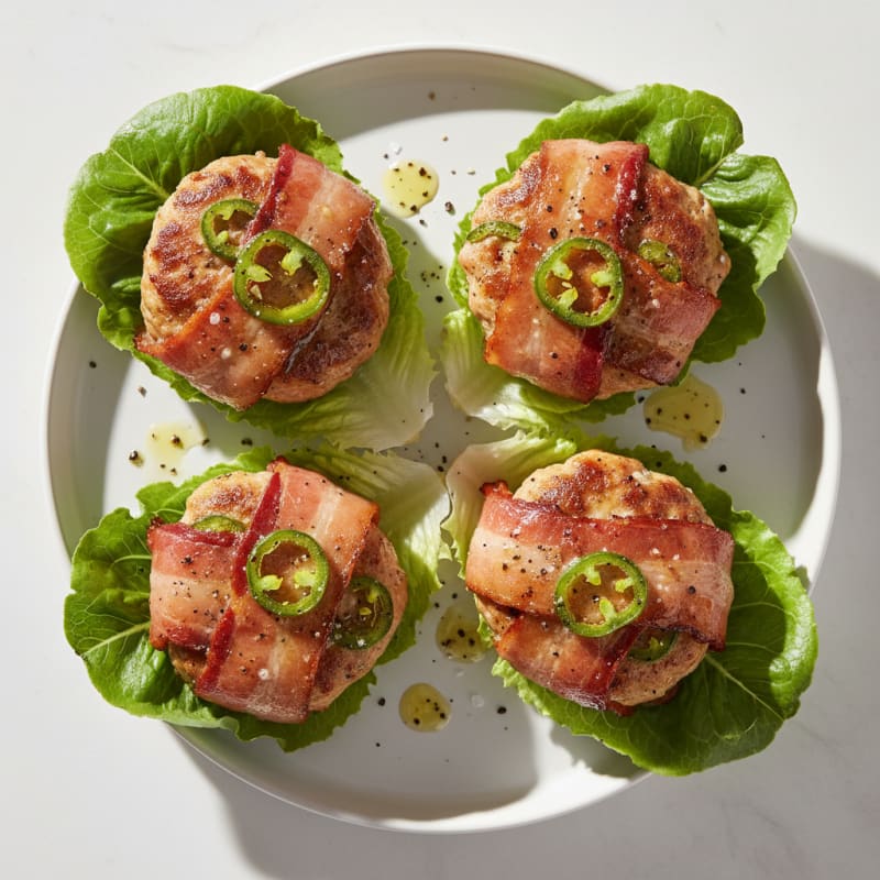 Crispy Bacon-Wrapped Jalapeño Sliders