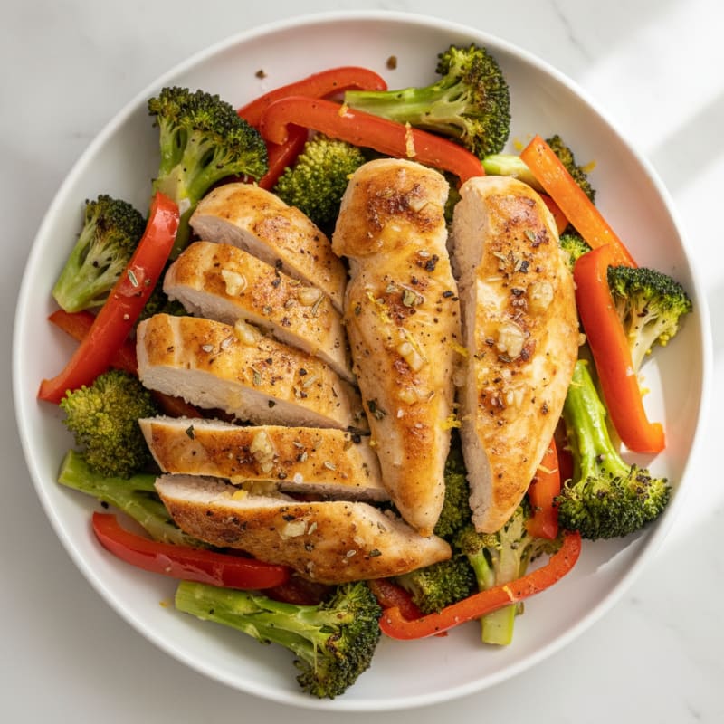 Sheet Pan Lemon Herb Chicken and Veggies