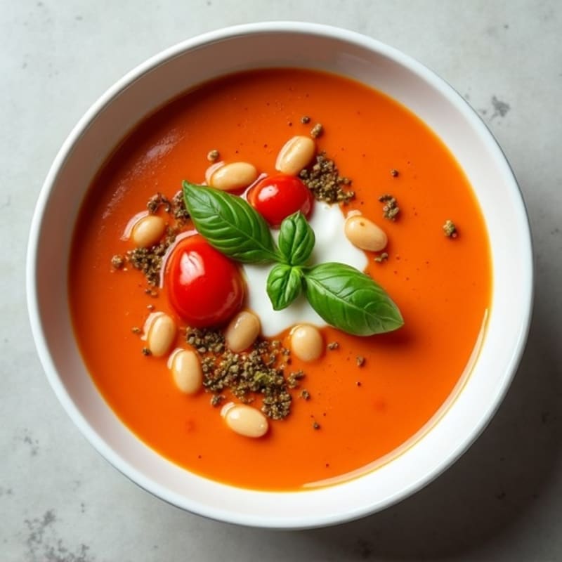 Creamy Roasted Tomato Basil Soup