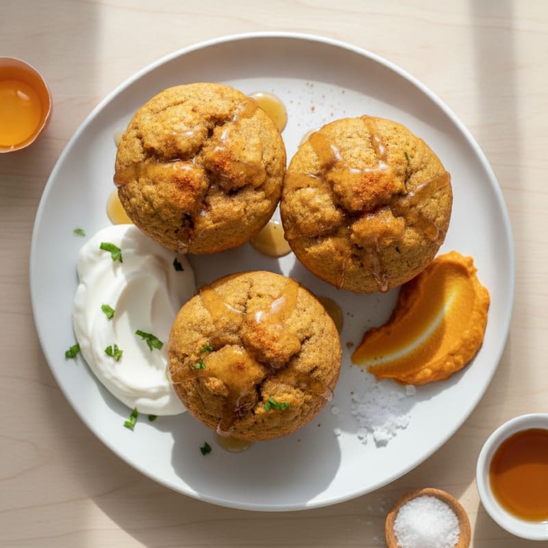 Baked Pumpkin Spice Muffins