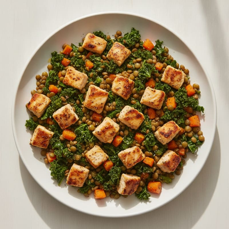 Lentil and Vegetable Harvest Bowl