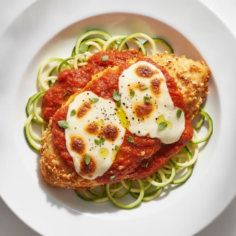 Crispy Chicken Parmesan with Marinara