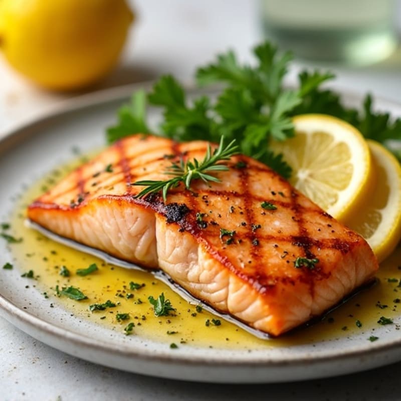 Lemon Herb Grilled Salmon