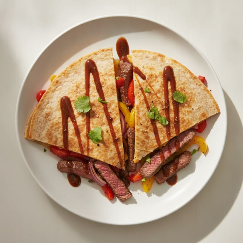 Seared Steak & Pepper Quesadillas