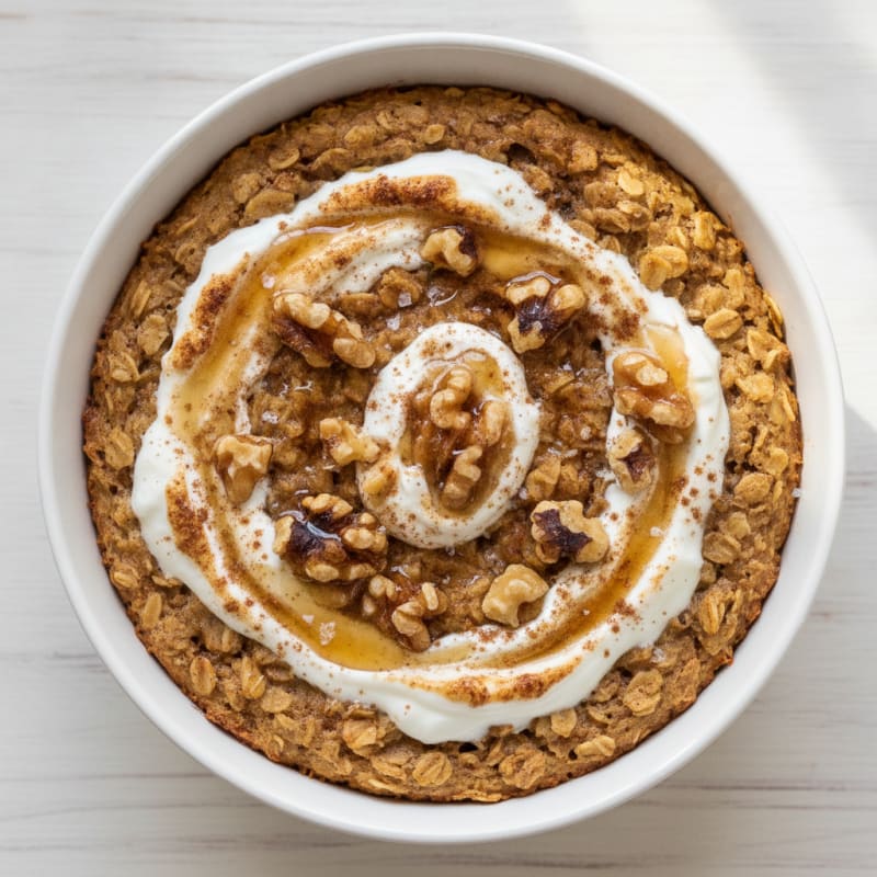 Baked Honey-Nut Oatmeal Bowl