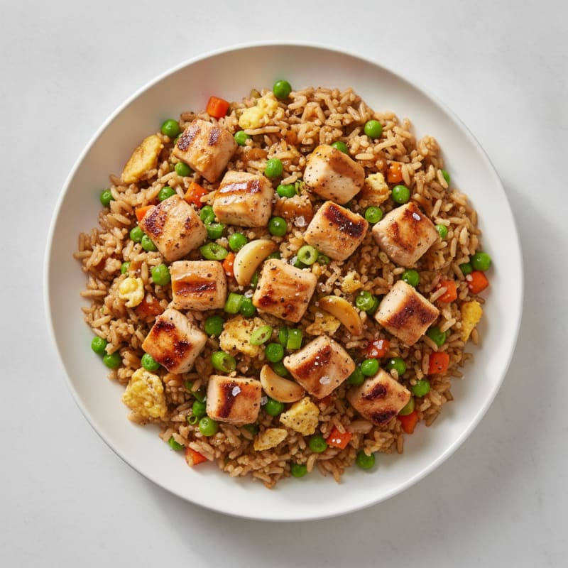 Clean Chicken and Vegetable Fried Rice