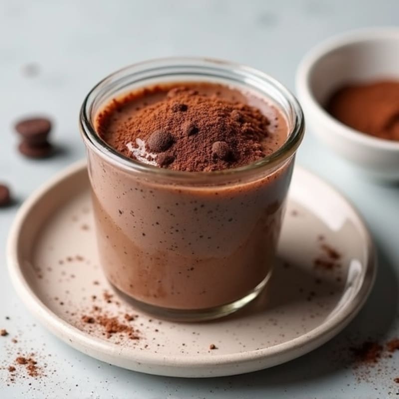High-Protein Creamy Dark Chocolate Chia Seed Pudding