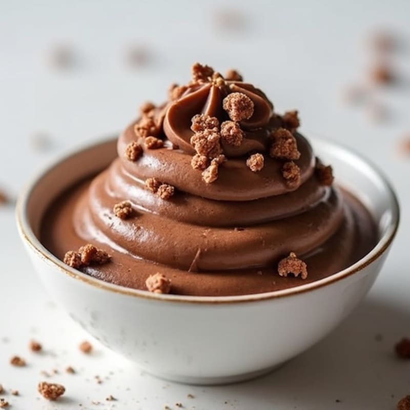 Silky Chocolate Protein Pudding with Greek Yogurt