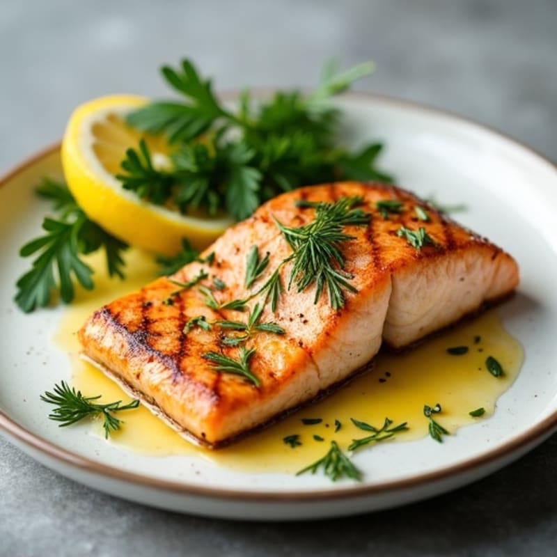 Crispy Pan-Seared Steelhead with Lemon-Herb