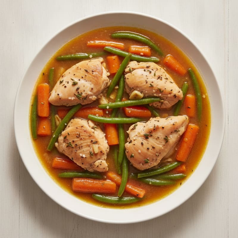 Slow Cooker Herb Chicken and Vegetables