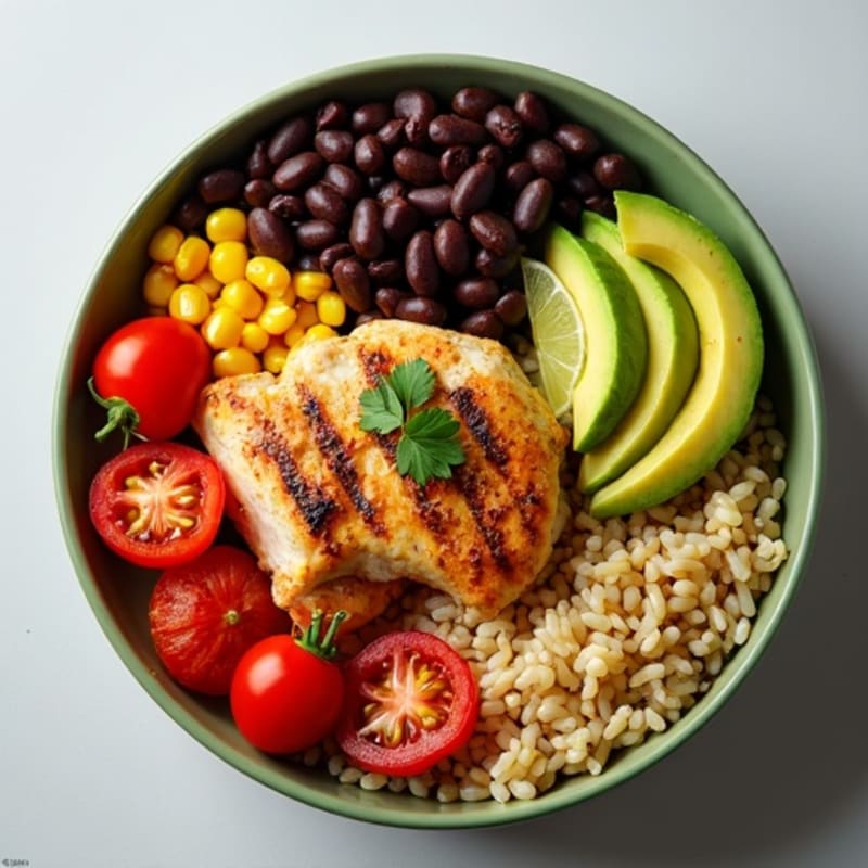Fresh Black Bean Burrito Bowl