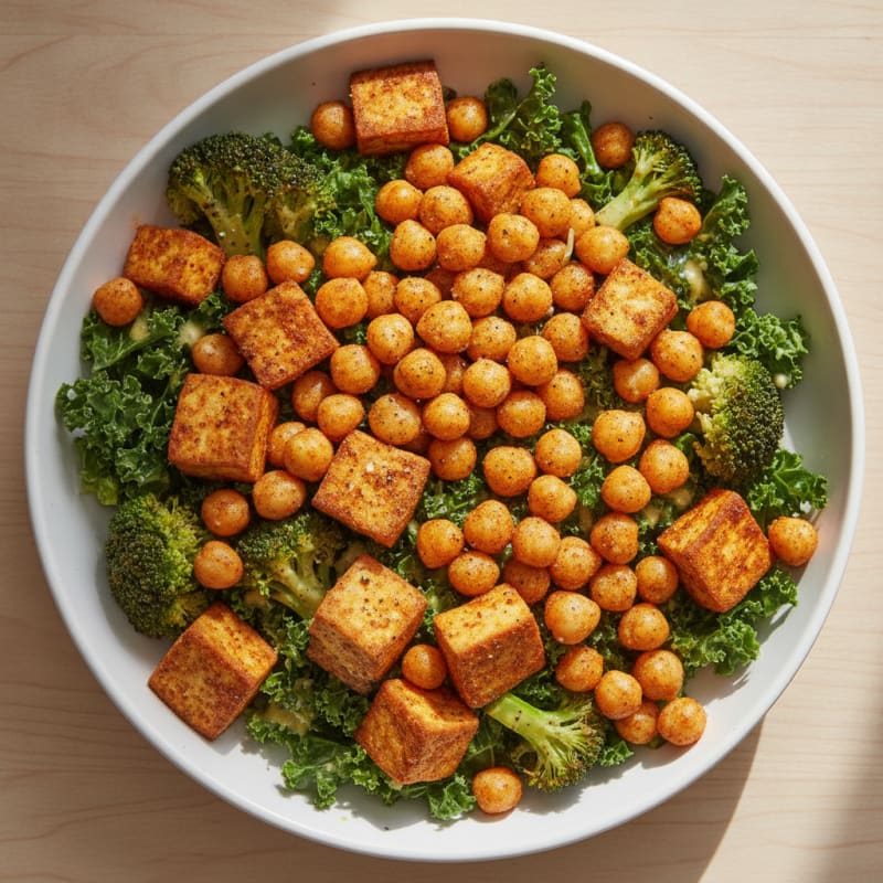 Roasted Chickpea and Veggie Buddha Bowl