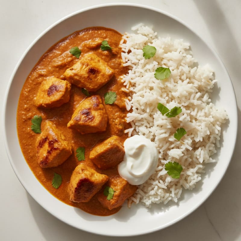 Chicken Tikka Masala with Basmati Rice