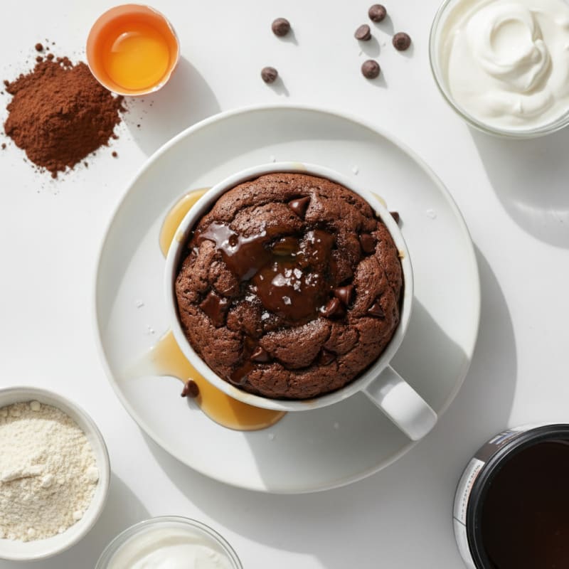 Decadent Chocolate Protein Mug Cake