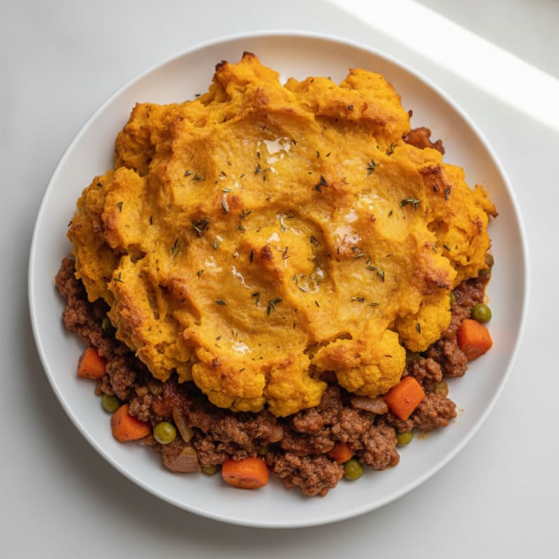 Shepherd's Pie with Root Vegetable Topping