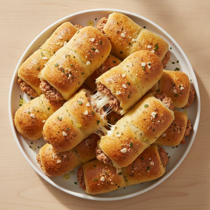 Warm Garlic Parmesan Breadsticks