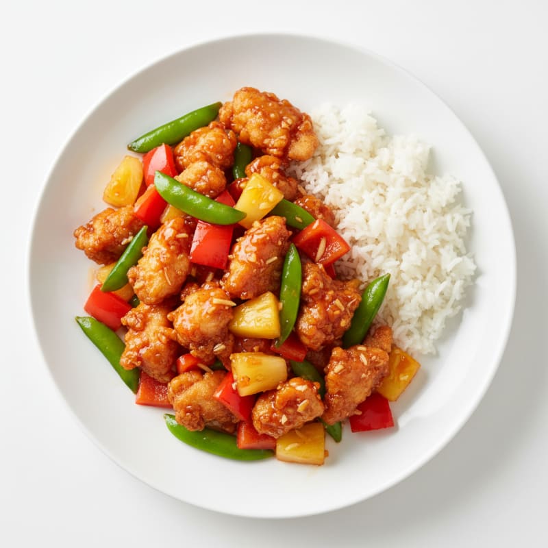 Crispy Sweet and Sour Chicken Stir-Fry