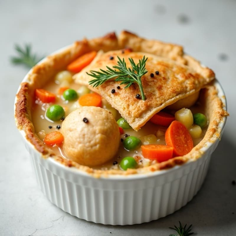 Healthy Chicken and Vegetable Pot Pie