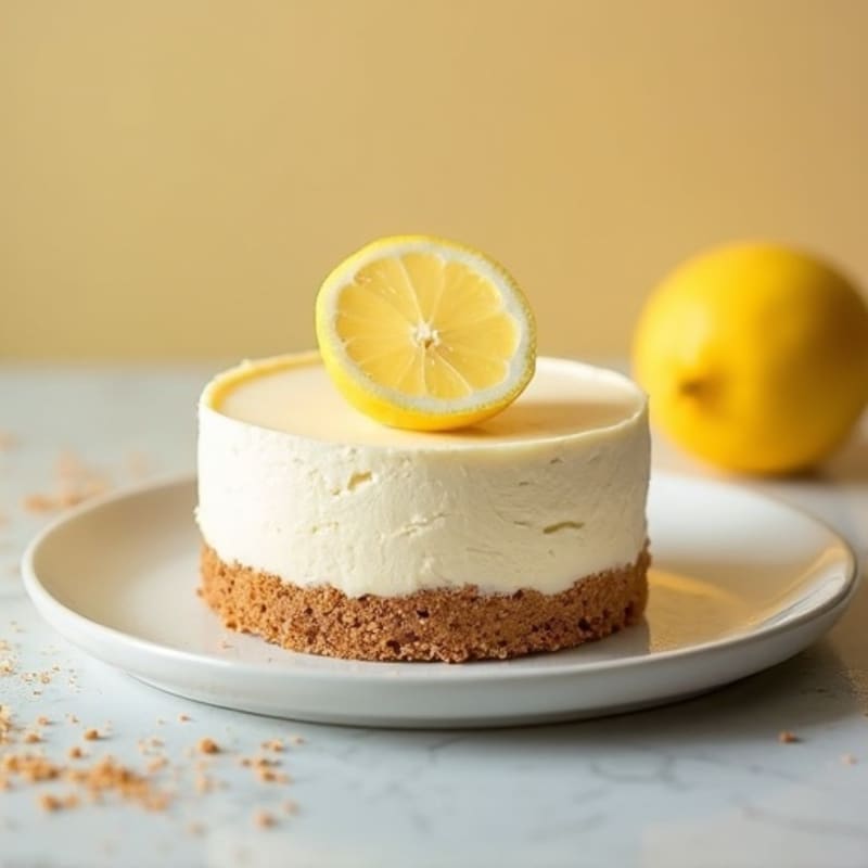 Creamy Greek Yogurt Protein Cheesecake