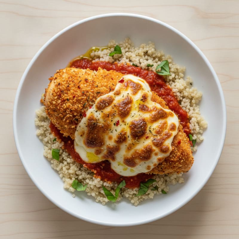 Spicy Baked Chicken Parmesan