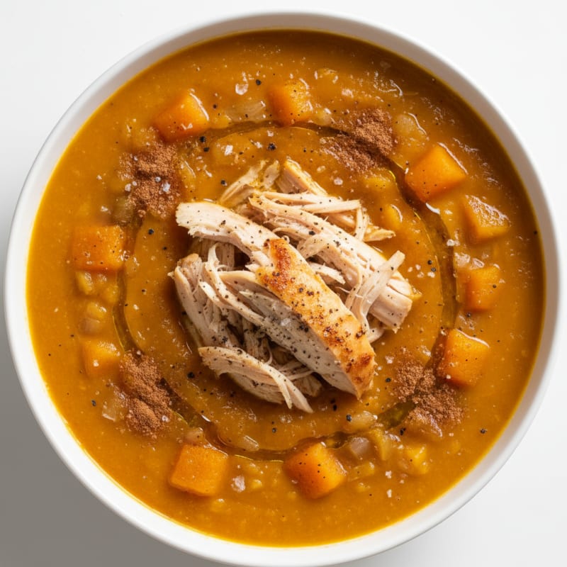 Roasted Butternut Squash and Apple Soup
