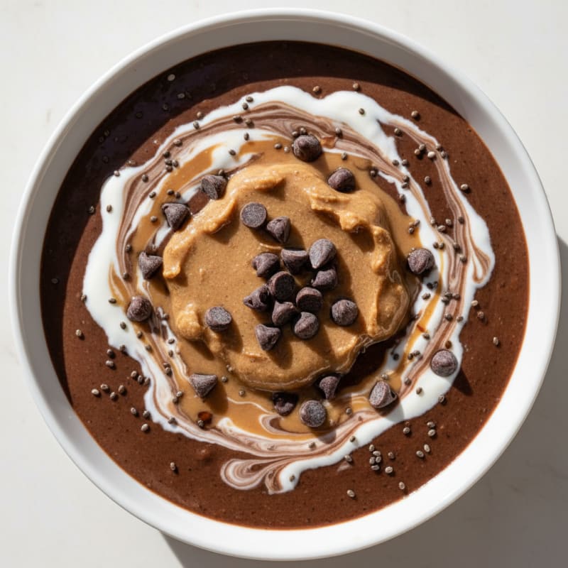 Silky Chocolate Protein Pudding with Greek Yogurt
