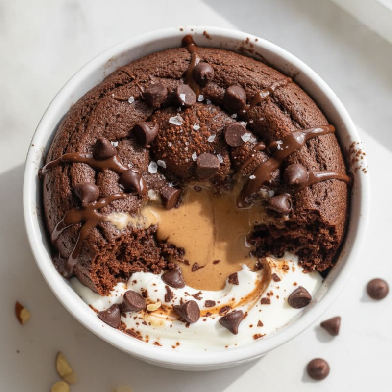 Decadent Chocolate Protein Mug Cake