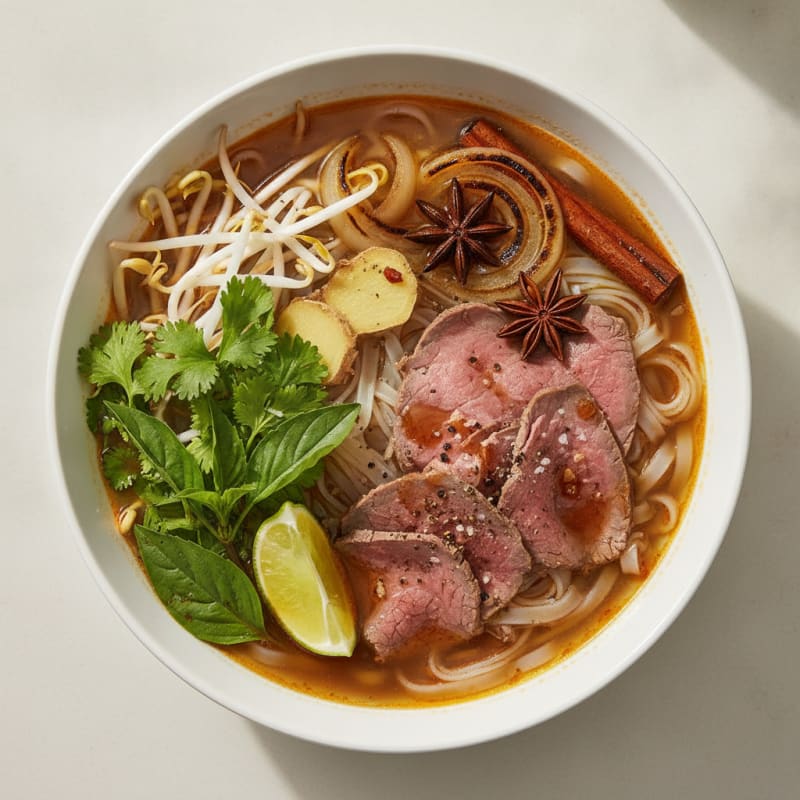 Classic Beef Pho Noodle Soup