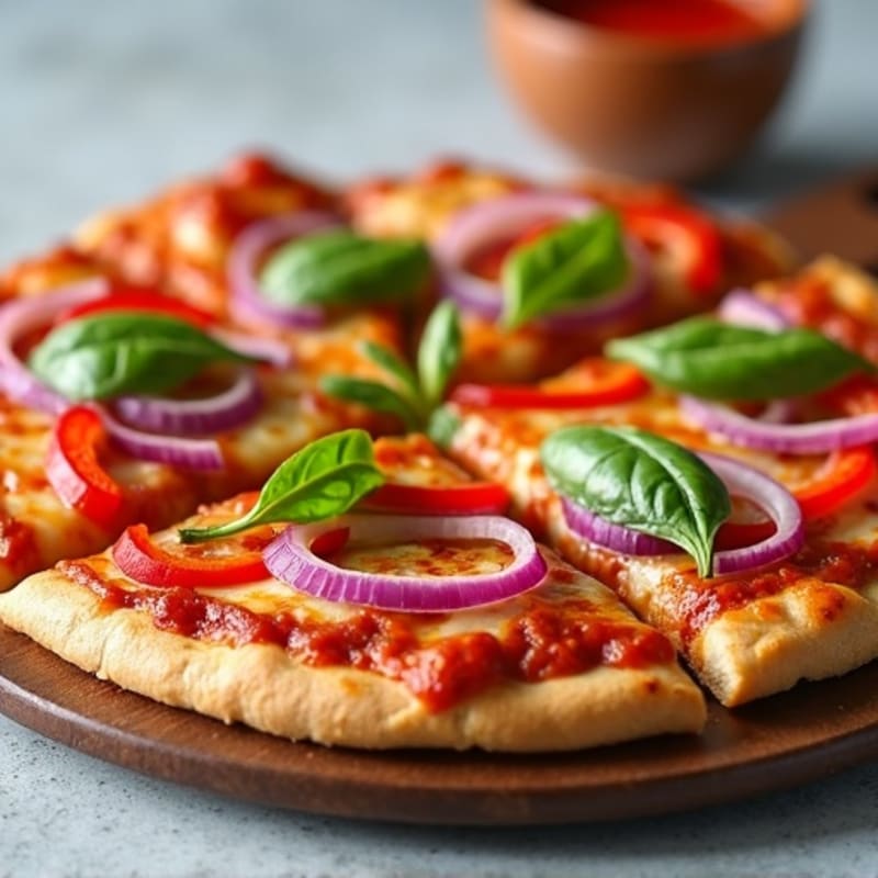 Crispy High-Protein BBQ Chicken Pizza