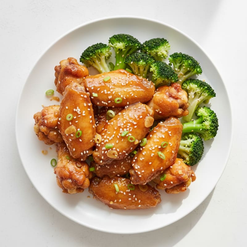 Honey-Garlic Glazed Chicken Wings