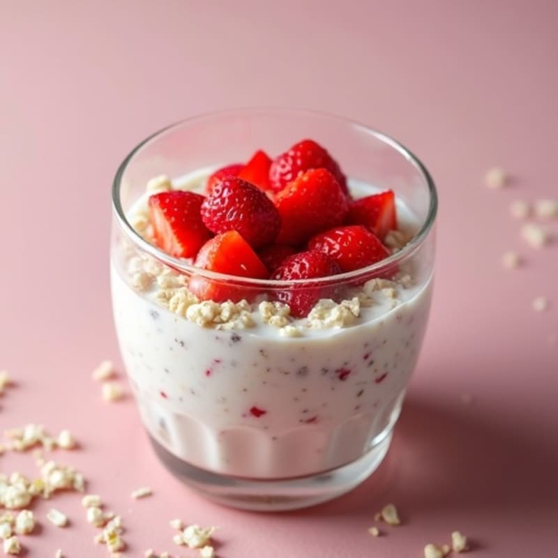 Creamy Strawberry Overnight Oats