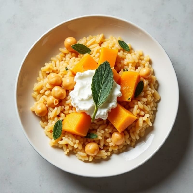 Creamy Roasted Butternut Squash Risotto