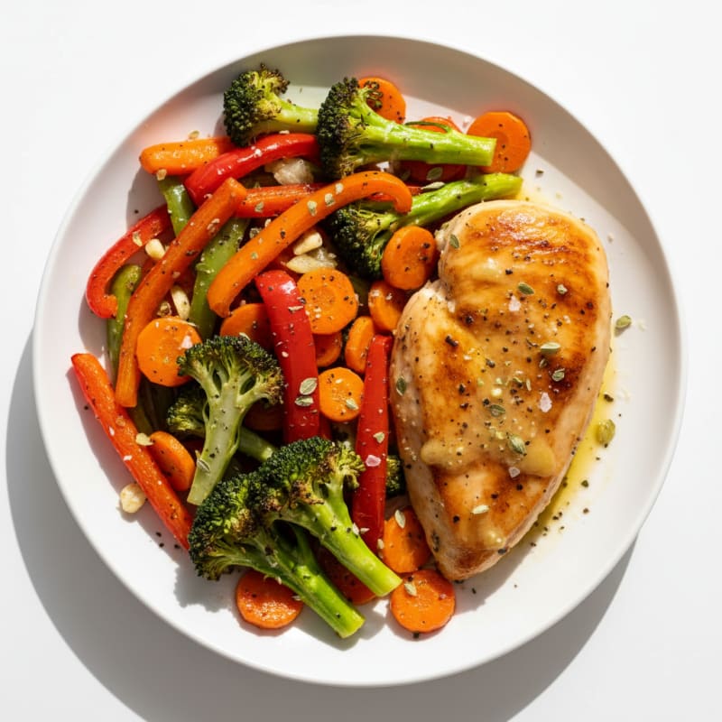Lemon Herb Chicken with Roasted Vegetables