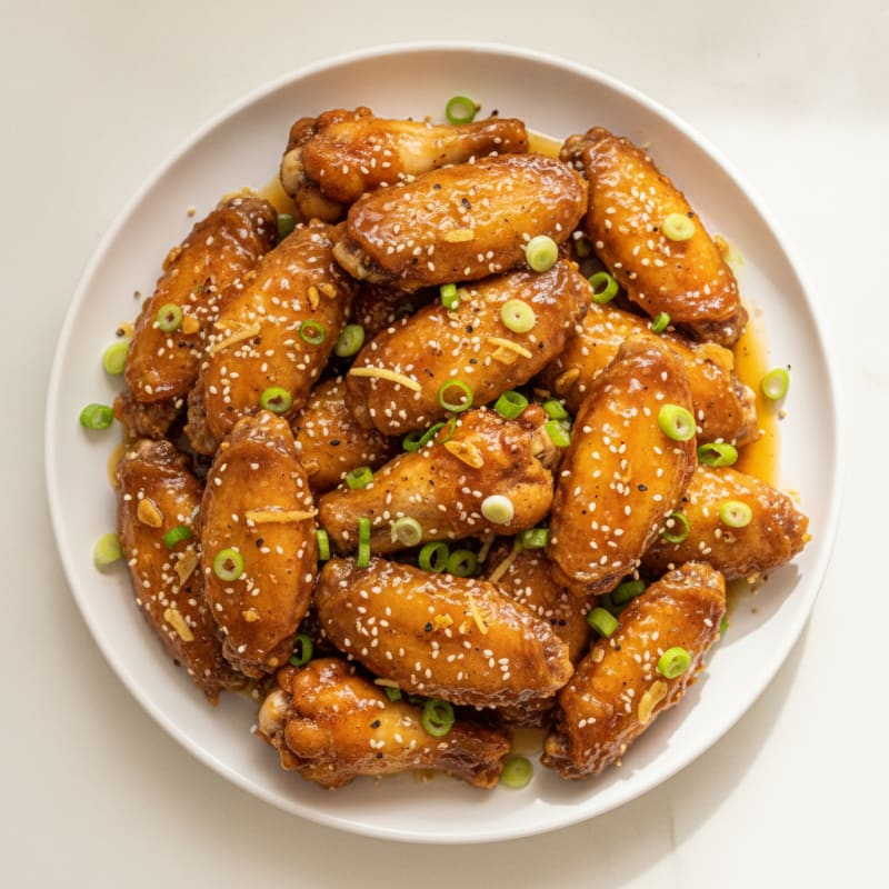 Honey-Garlic Glazed Chicken Wings