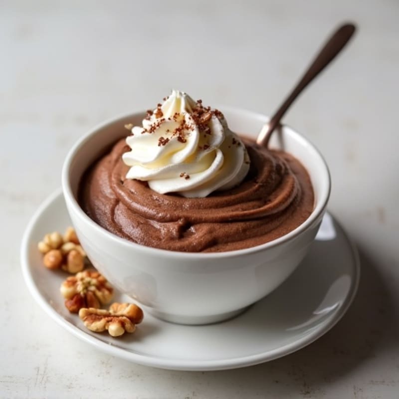 Silky Chocolate Protein Mousse with Greek Yogurt