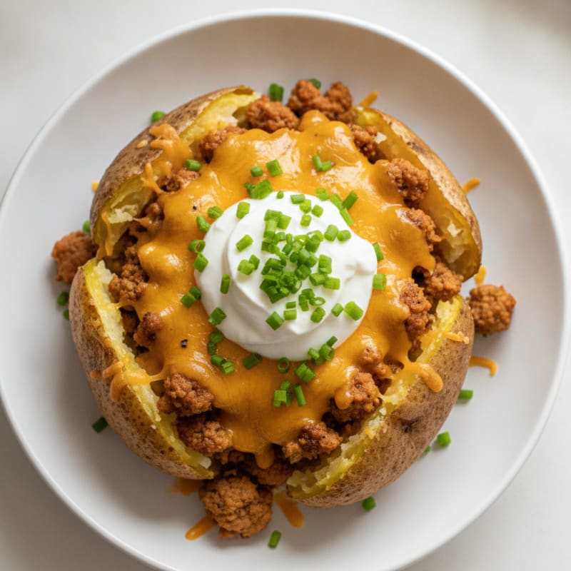 High-Protein Loaded Baked Potato