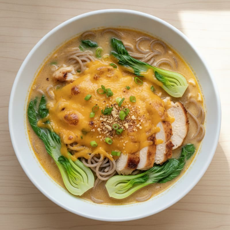 Cheesy Miso Ramen Bowl