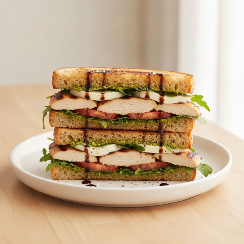 Grilled Chicken Caprese Sandwich