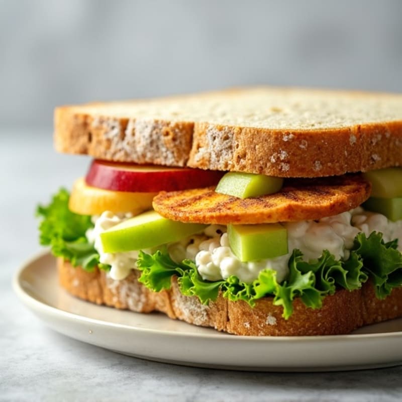 Healthy Creamy Chicken Salad Sandwich