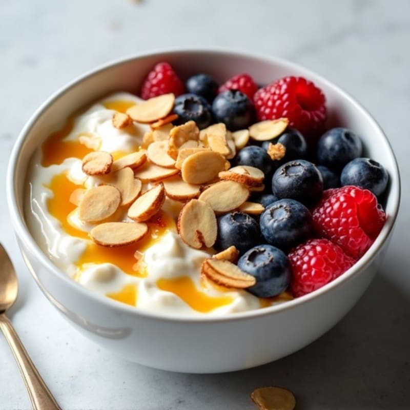 Creamy Greek Yogurt Power Bowl with Honey-Tahini Drizzle